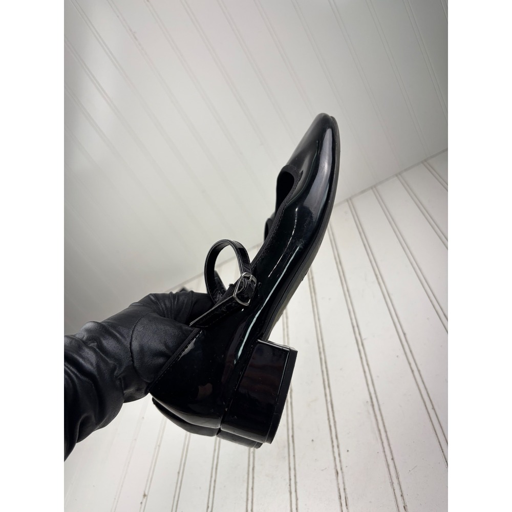 Madden Girl Vintage Tutu Black Patent Leather Mary Jane Flats Women's Size 7.5 - Picture 9 of 11